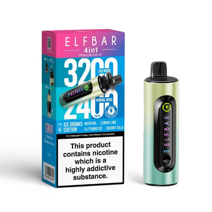 ELFBAR 4-in-1 3200 Prefilled Kit