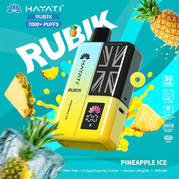 Hayati Rubik 7000 Puffs Disposable Vape  