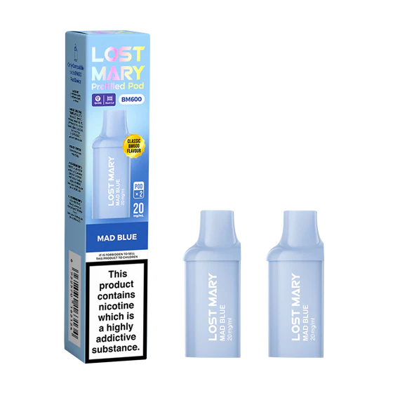 Lost Mary BM600 Prefilled Pods - 2 Pack - Mad Blue