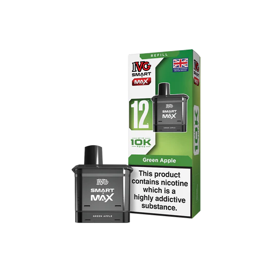 IVG Smart Max 10k Prefilled Pods - Green Apple