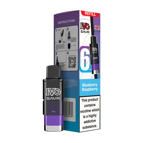 IVG SAVR Prefilled Pods - Blueberry Raspberry