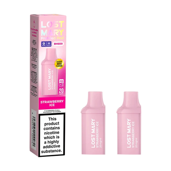 Lost Mary BM600 Prefilled Pods - 2 Pack - Strawberry Ice