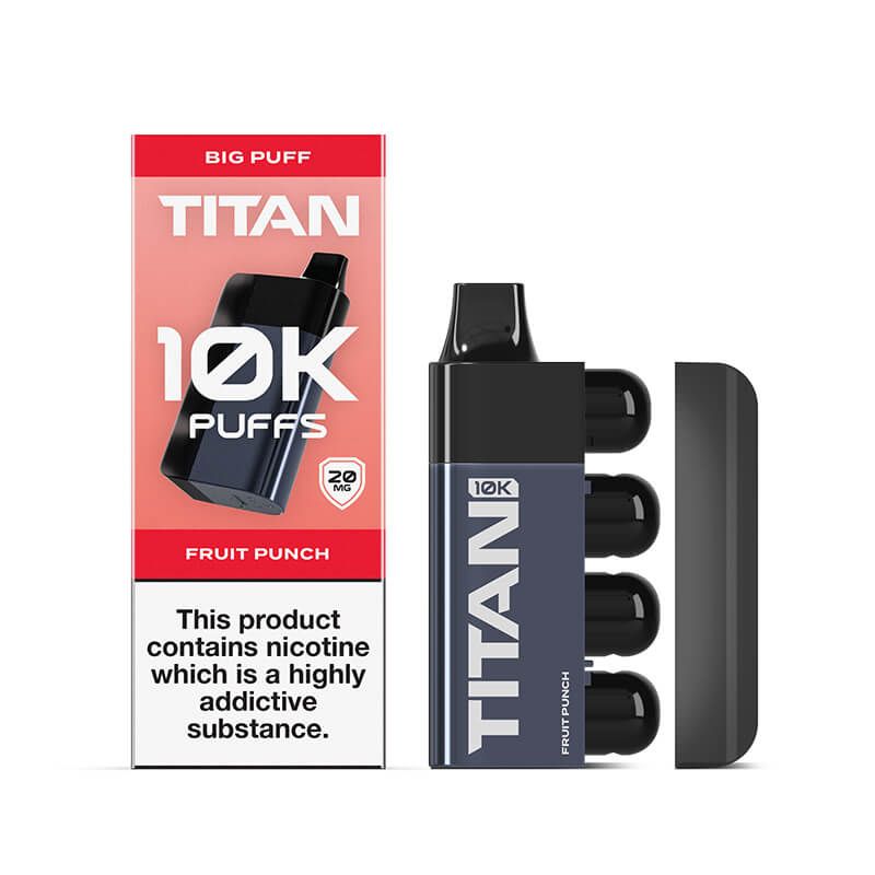 Titan 10K Puffs Rechargeable Disposable Vape Kit  