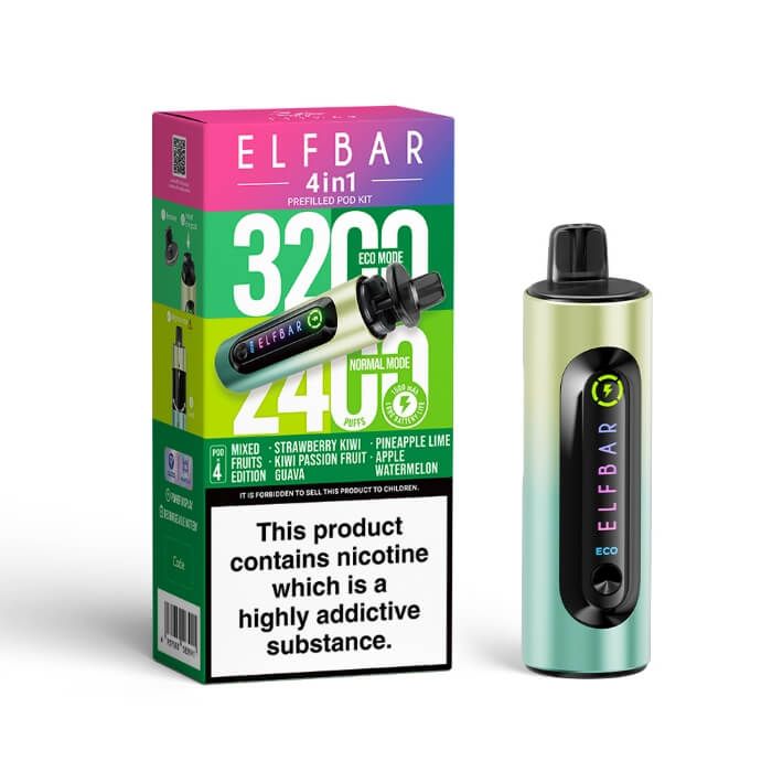 ELFBAR 4-in-1 3200 Prefilled Kit
