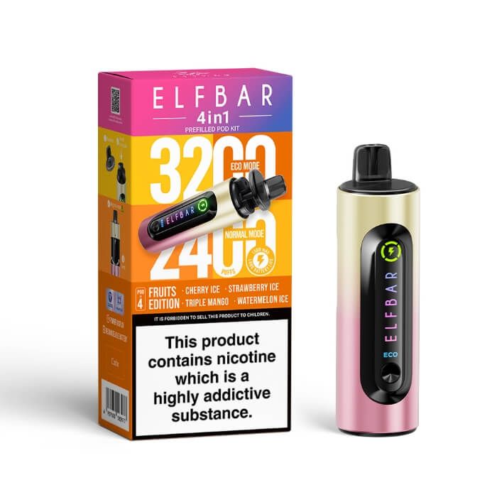 ELFBAR 4-in-1 3200 Prefilled Kit