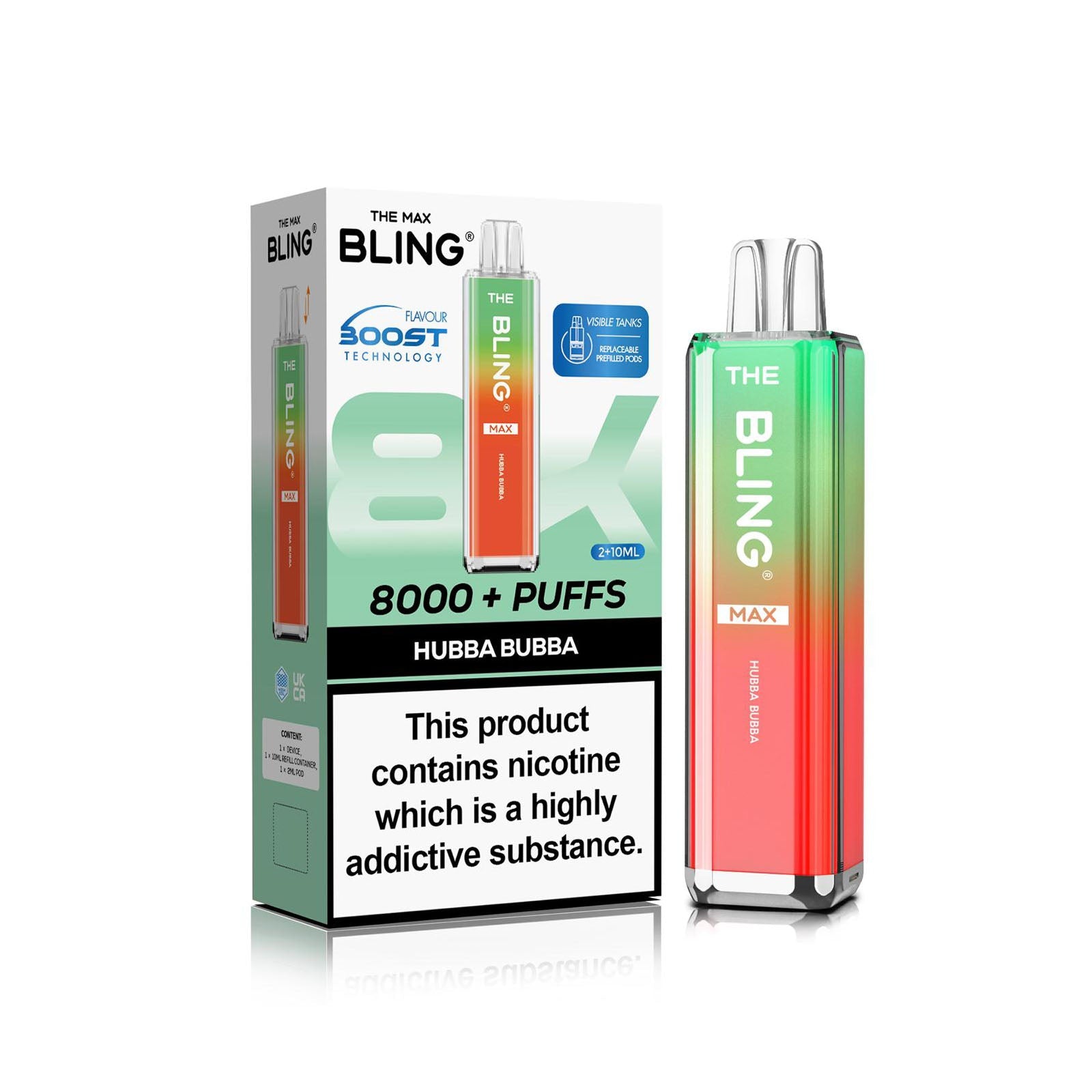 The Crystal Bling Max 8000 Prefilled Vape Kit